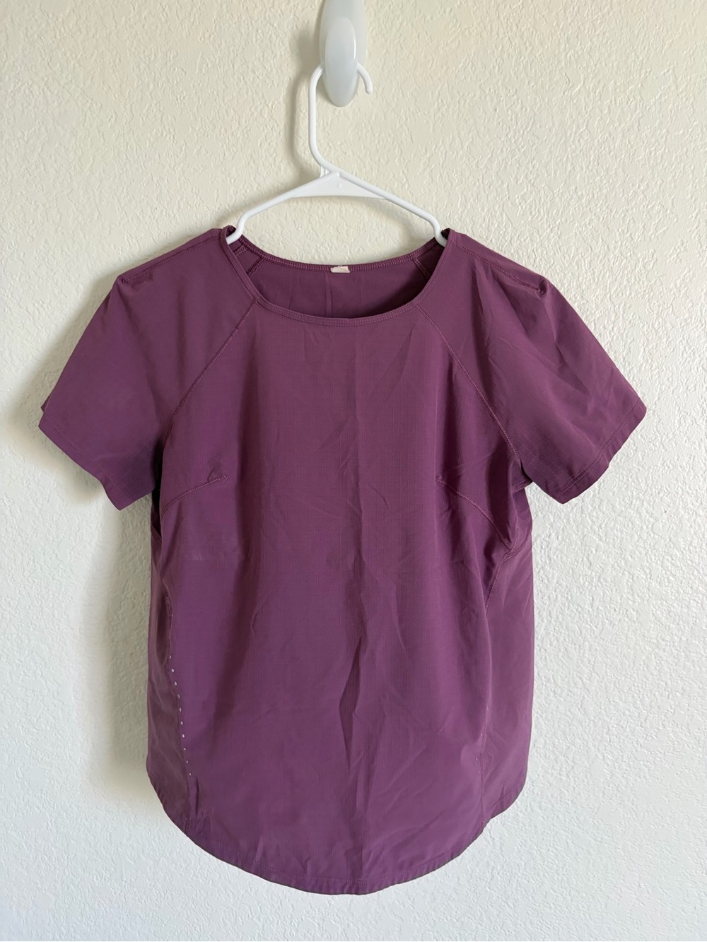 Lululemon Women's Short Sleeve Running Top - Purple/Pink